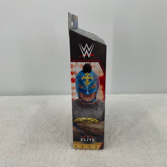 WWE 2022 Elite Collection 6" Rey Mysterio Wrestling Figure Blue Grey Top Picks - Picture 5 of 7